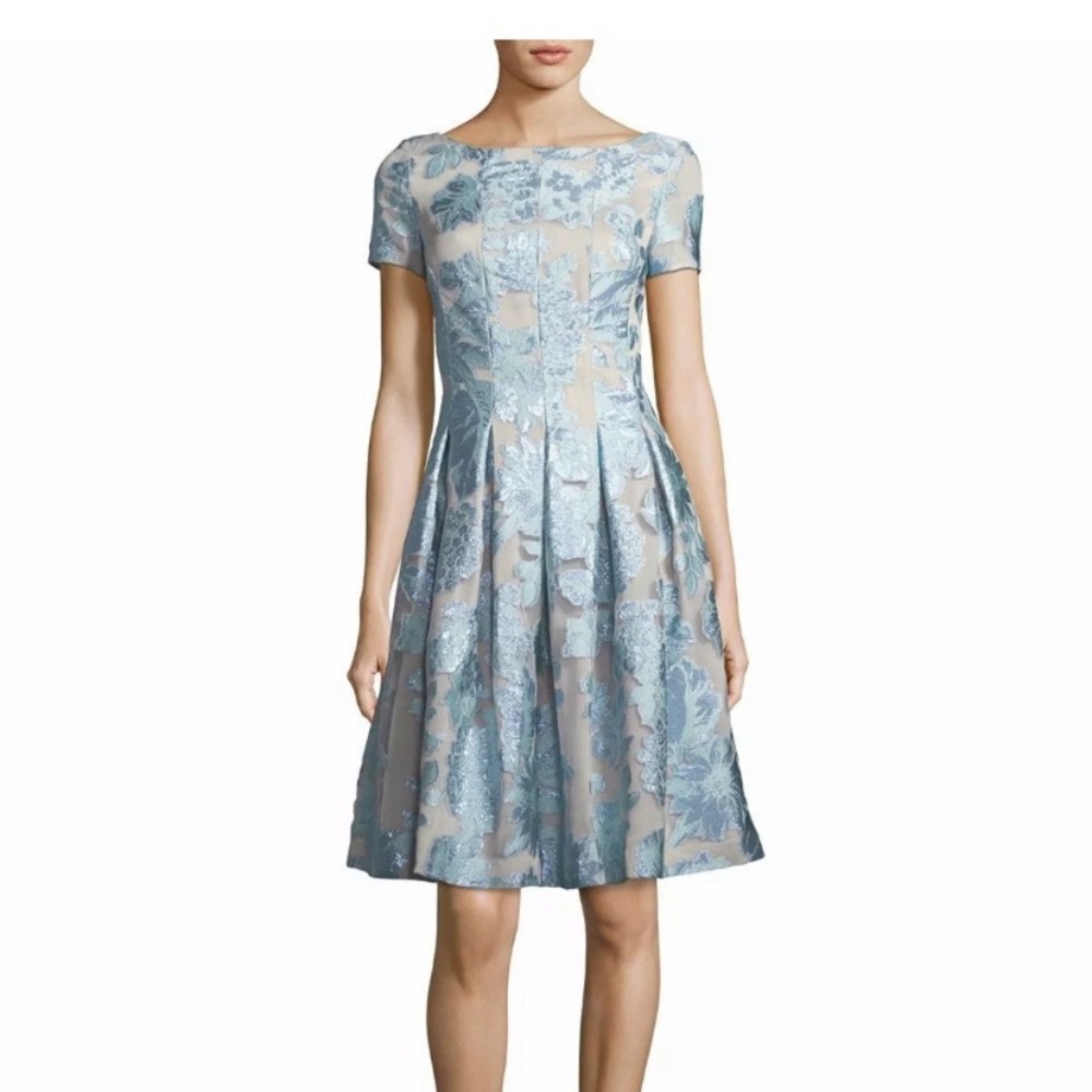 St John 2019 Floral Organza Dress